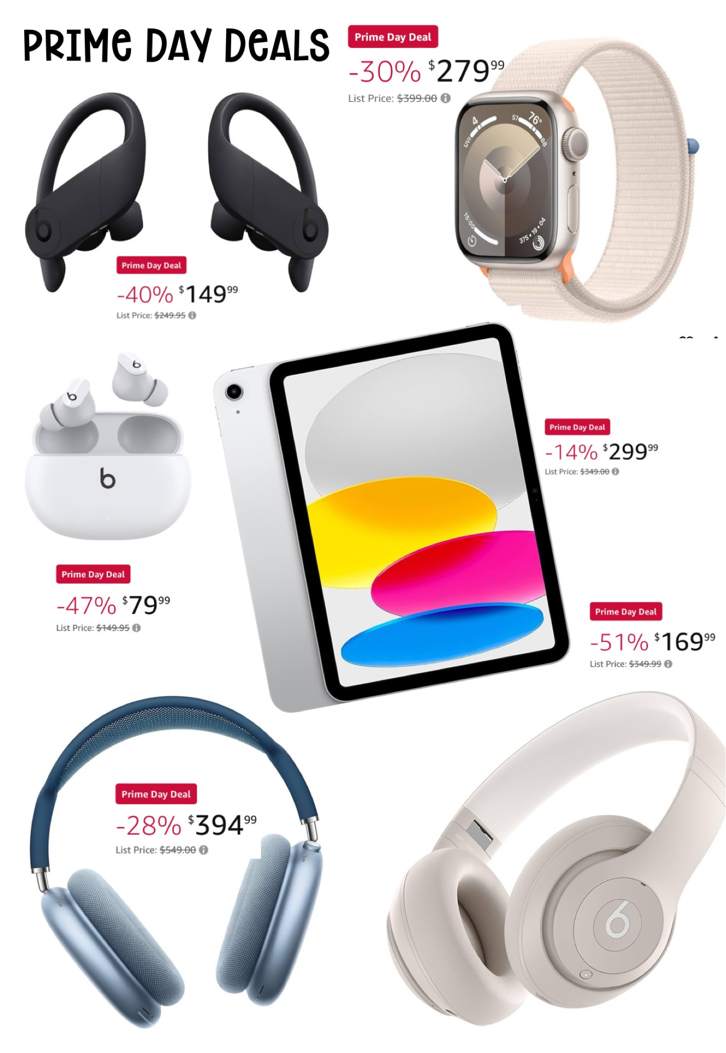 Apple & Beats top products on sale during Amazons Prime Day Deals!! 🎧💻📱⌚️ 

#LTKFitness #LTKSaleAlert #LTKActive