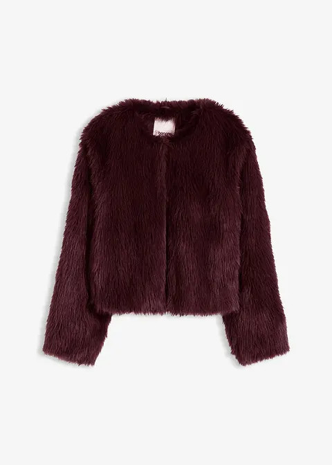 Fellimitat-Jacke | Bonprix DE