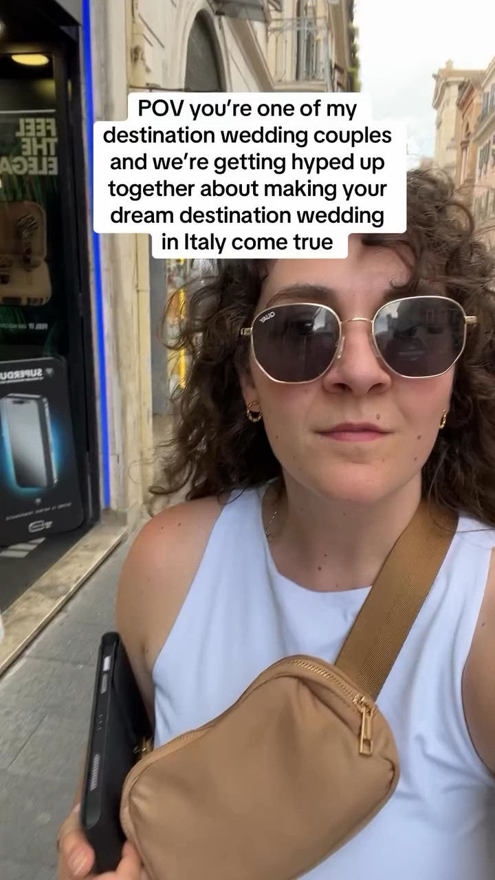 How does it feel to finally be meeting your biggest hype girl? 

 Your wedding day is about you, for you, by you ✨

There is no room for any other energy when it comes to your destination wedding in Italy! 👏

DM for info on working together. You deserve it 😘

#2026bride #italianwedding #2026wedding #italianwedding #destinationweddingvenue #2025bride #2025wedding #weddingtiktok #destinationwedding #weddingsinitaly #italydestinationwedding