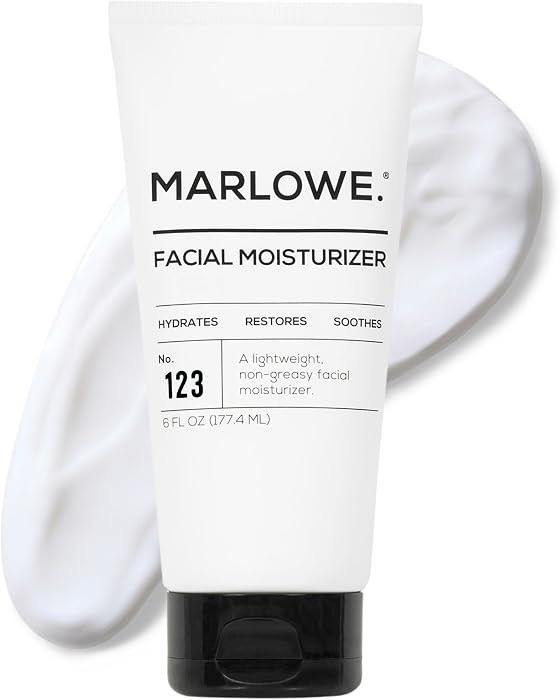 MARLOWE. No.123 Men’s Facial Moisturizer, Lightweight Daily Lotion with Aloe Vera & Green Tea f... | Amazon (US)