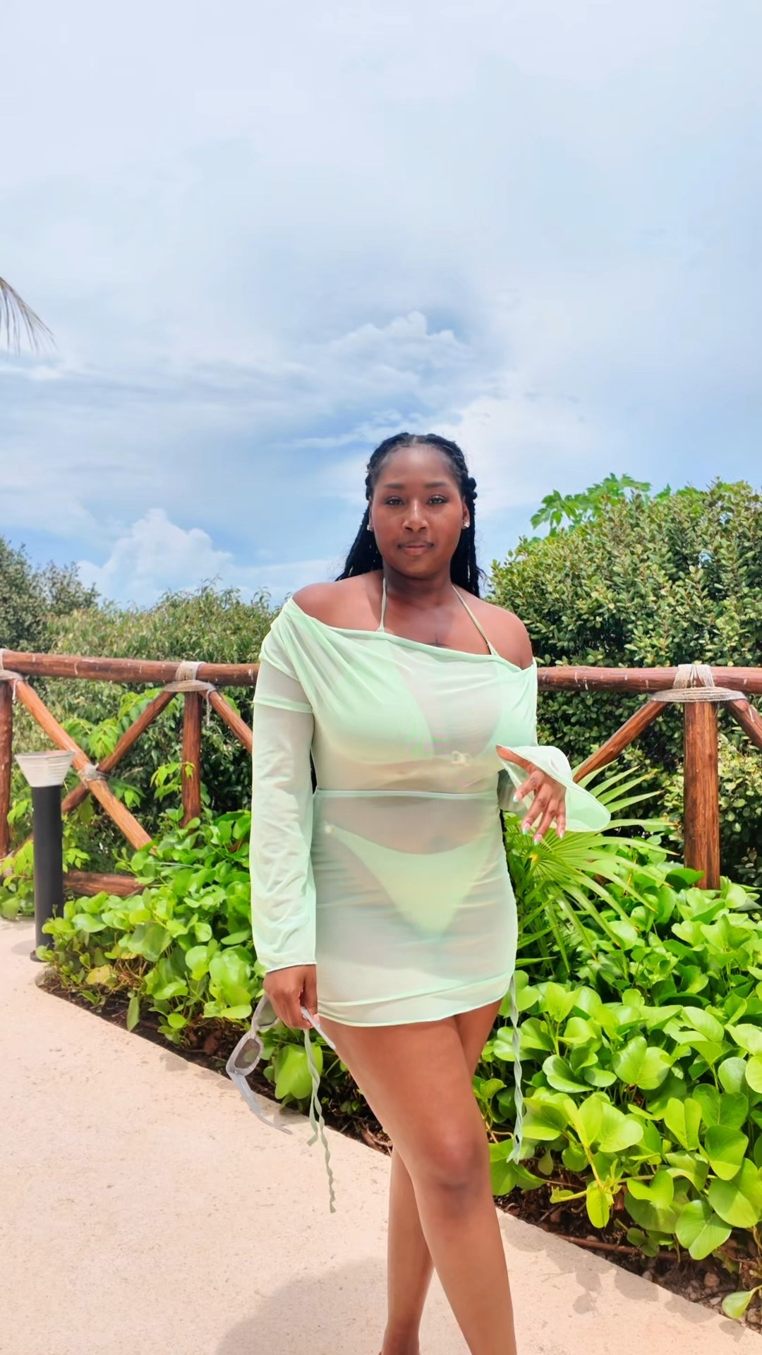 SAGE GREEN 3 PIECE SWIMSUIT ! Ugh sooo cute ! #vacationoutfit

#LTKStyleTip #LTKSwim #LTKBeauty