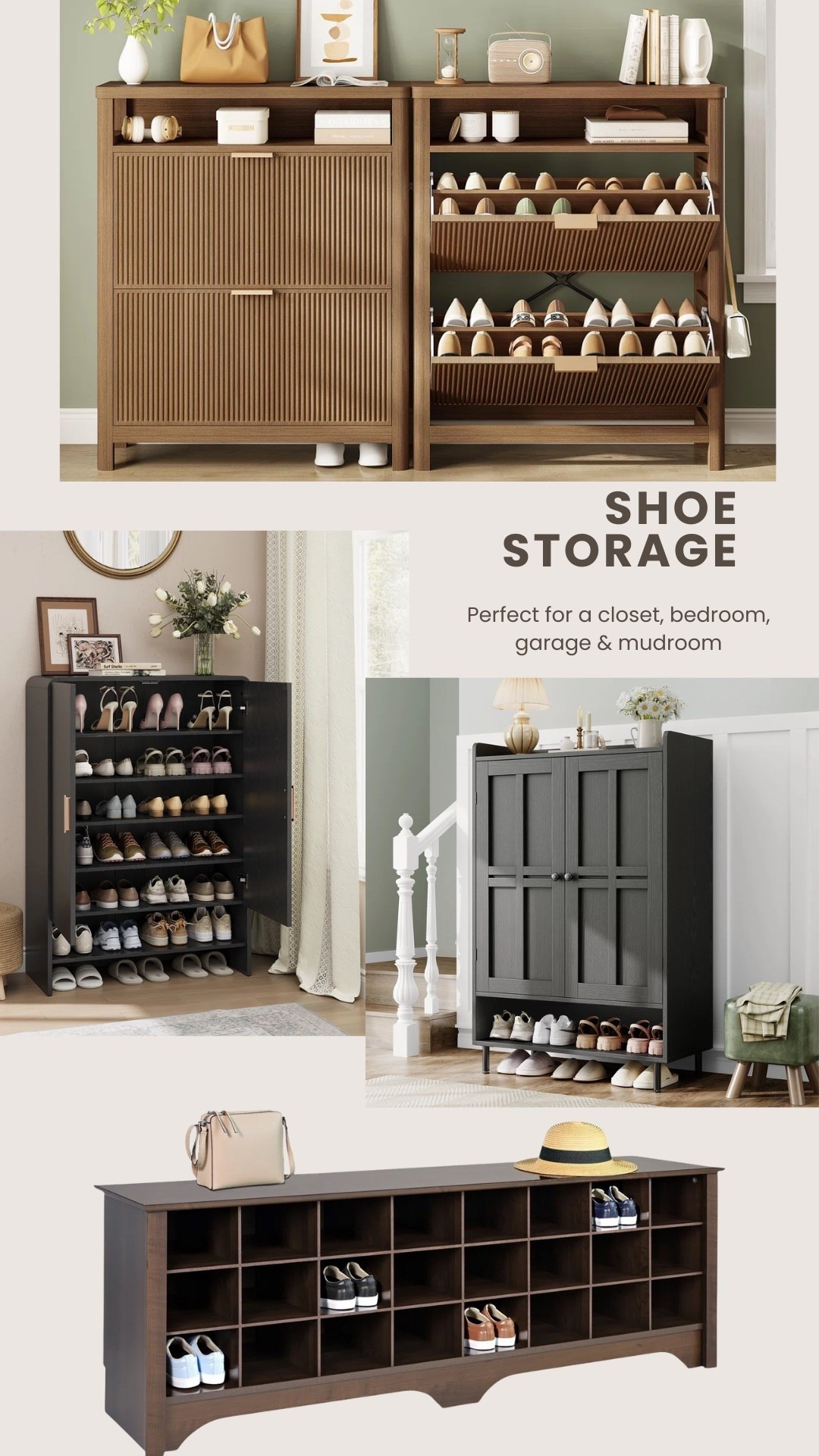Everyone needs more shoe storage!  These cabinets are perfect to hide all the shoes!  We are looking at putting one of these in our garage to limit shoes in the house!  But they are perfect for any room inside the house too!  

@Wayfair is my go to for all things home and storage!  

#ad #Wayfair #WayfairPartner #NewYearNewYou 

@shop.ltk #liketkit liketk.it


#LTKKids #LTKmomlife #LTKHome