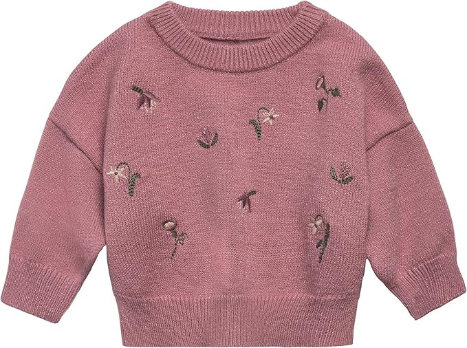 Modern Moments by Gerber Baby Embroidered Sweater Knit Top | Amazon (US)