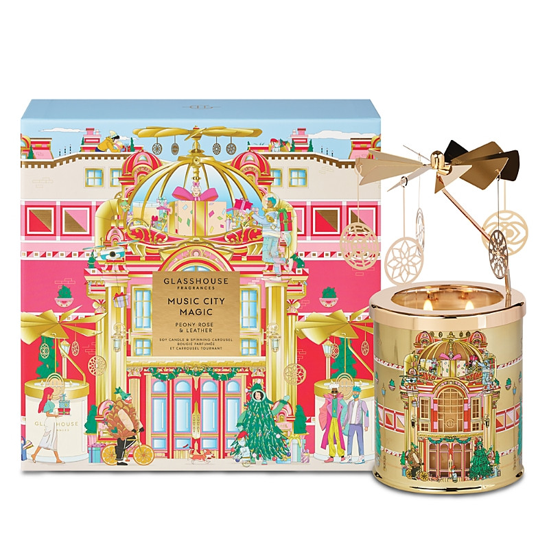 Glasshouse Fragrances Candle Spinning Carousel Festive Decoration | Bloomingdale's (US)