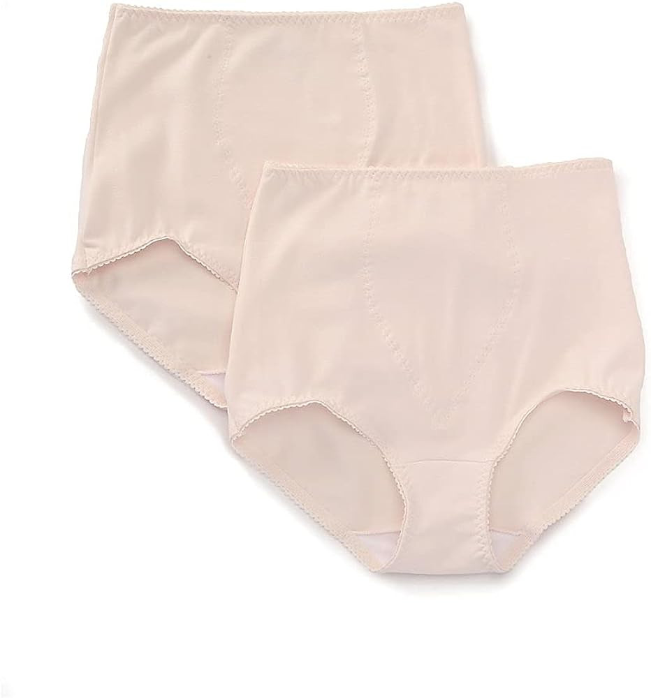 Bali Women's Shapewear Brief, Light Control Smoothing Shapewear Underwear, Tummy Control 2-Pack (... | Amazon (US)