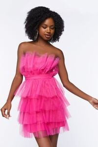 Tulle Tiered Mini Dress | Forever 21 | Forever 21 (US)