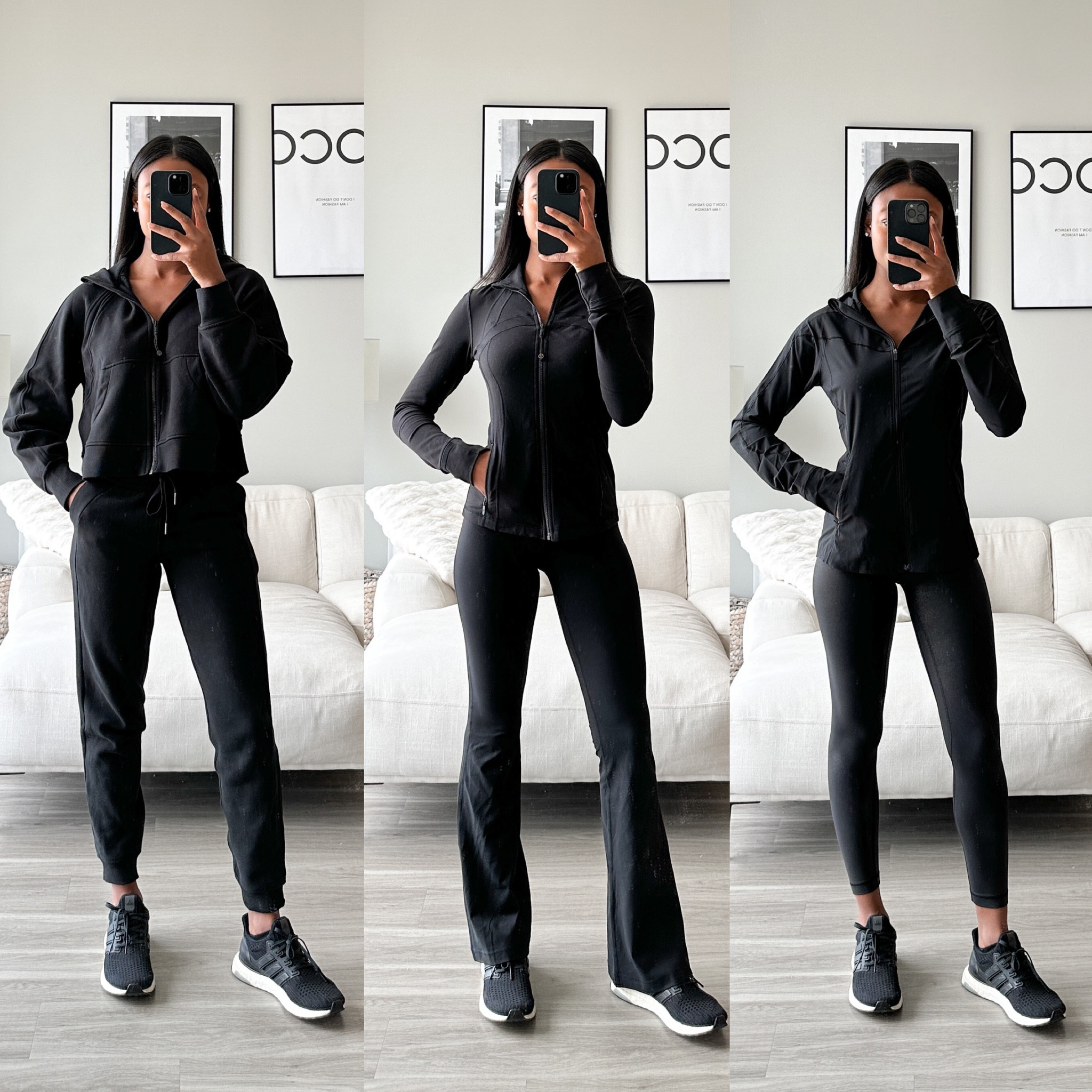 My everyday @lululemon staples that would make great gift ideas this season!

Look 1: 
Scuba Oversize Full Zip (Size M/L)
Scuba High-Rise Jogger Full Length  (Size 4)

Look 2:
Define Jacket Luon (Size 6)
Groove Super-High-Rise Flared Pant Nulu (Size 4)

Look 3:
Mist Over Windbreaker (Size 6)
Align High-Rise Pant 25” (Size 4) 

#lululemoncreator #ad



#LTKSeasonal #LTKHoliday #LTKfit