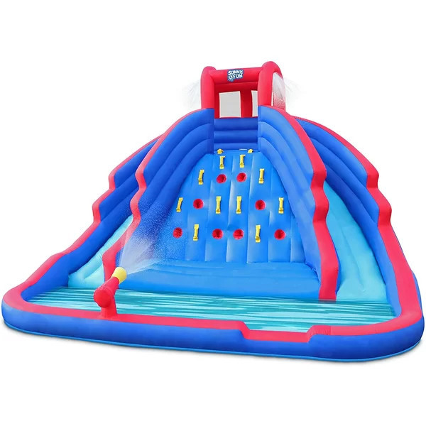 13' x 13' Inflatable Water Slide with Air Blower | Wayfair North America