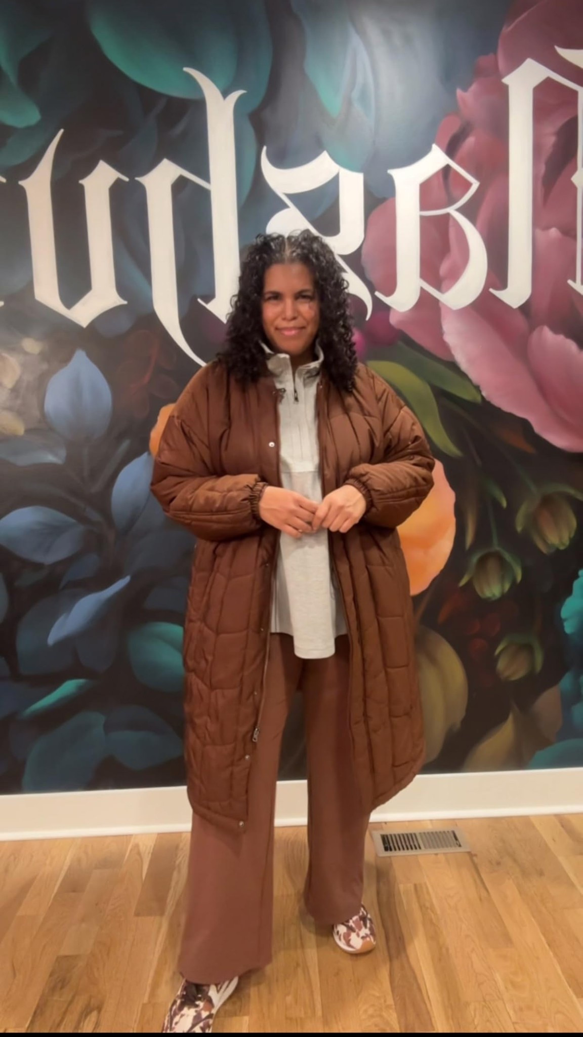 Cozy travel fit! Lightweight but warm puffer coat and comfy pants that work for longer legs. I’m wearing size xxl (or 2x if available) in everything. 

#LTKootd #LTKPlusSize #LTKdayinmylife