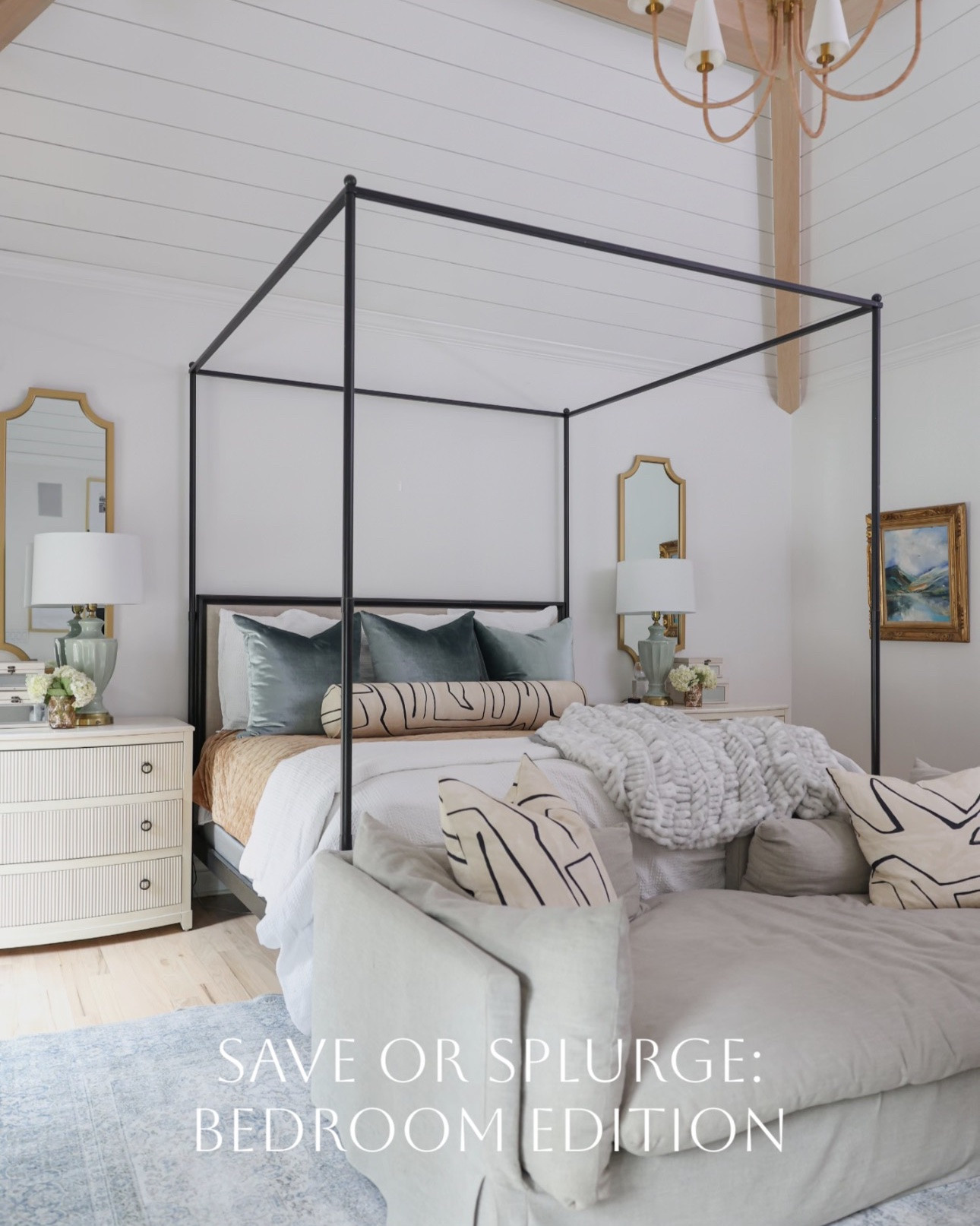 I thought it would be fun to share some bedroom pieces I’m loving right now and show that creating a beautiful space doesn’t always have to look one specific way. From budget-friendly finds to higher-end investment pieces, there are so many ways to bring your vision to life.

Over the years, I’ve worked with clients across a wide range of budgets, and one thing always stays the same. My commitment to creating a home that feels personal, intentional, and completely them. Whether we’re mixing in affordable pieces or investing in timeless staples, the goal is always the same, designing a space you love coming home to.