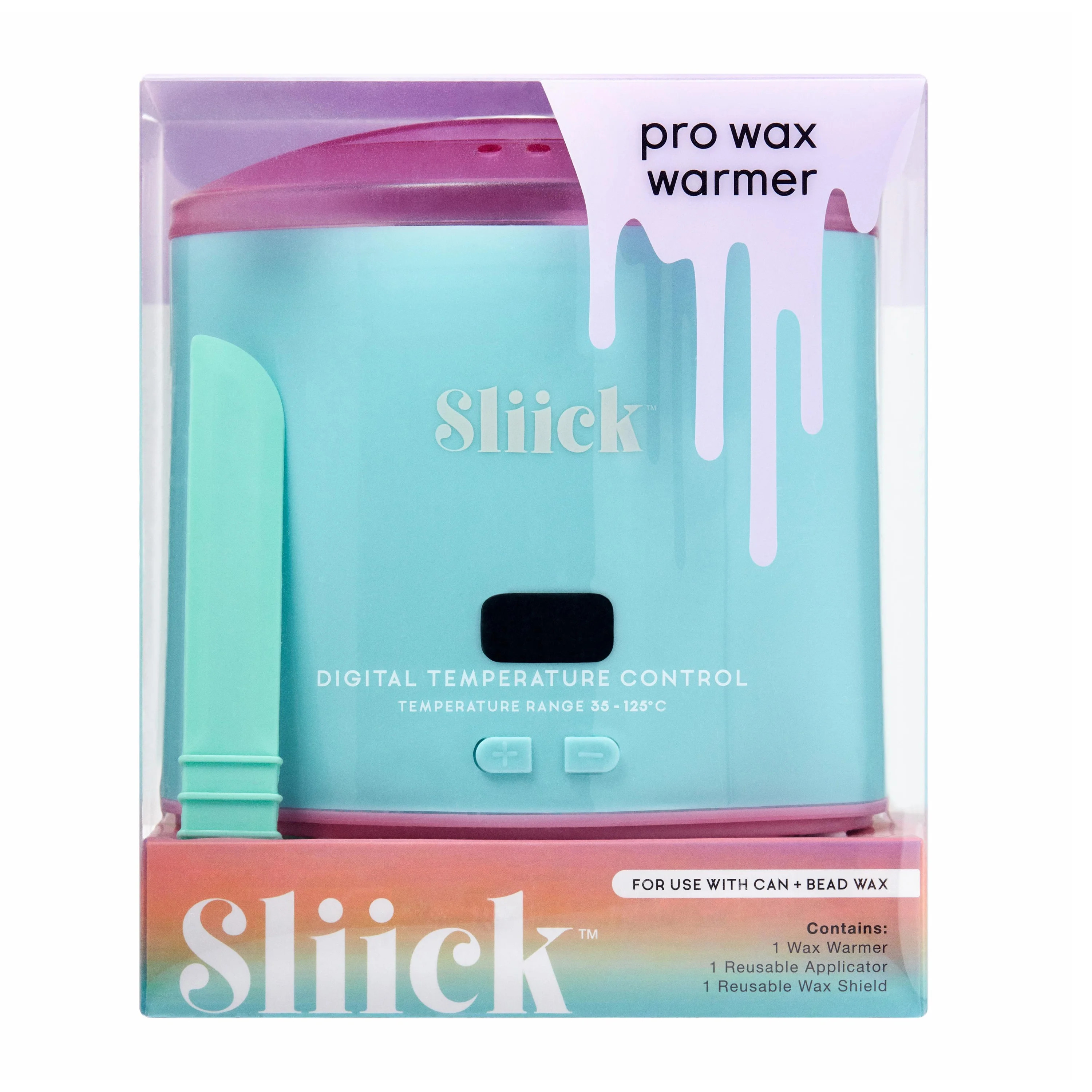 Sliick Pro Wax Warmer Kit for Hair Removal, Includes Warmer and Applicator, 5 Pieces | Walmart (US)