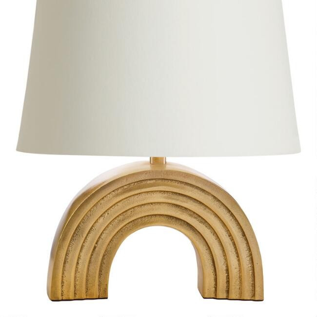 Gold Rainbow Accent Lamp Base | World Market