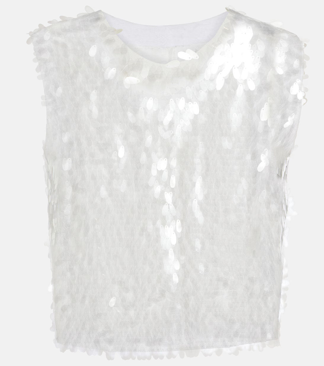 Sequined crop top | Mytheresa (UK)