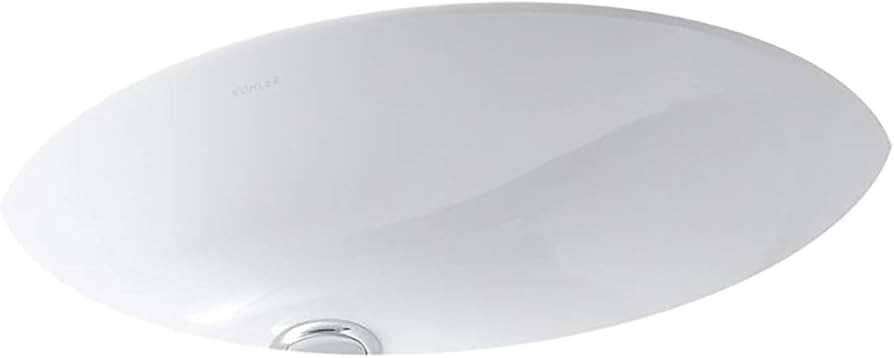 Kohler K-EC2210-0 Caxton Oval Bathroom Sink, White | Amazon (US)
