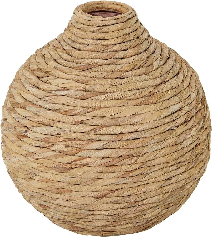 The Novogratz Seagrass Handmade Woven Vase, 14" x 14" x 14", Brown | Amazon (US)