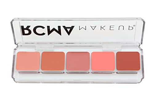 RCMA Makeup 5 Part "Series Favorites" Palette Cream Blush #1, Highly Pigmented & Blend able Shades of Pink, Buildable Color, Cheek Blush for Professional Makeup Artists, Vegan and Cruelty-Free. | Amazon (US)