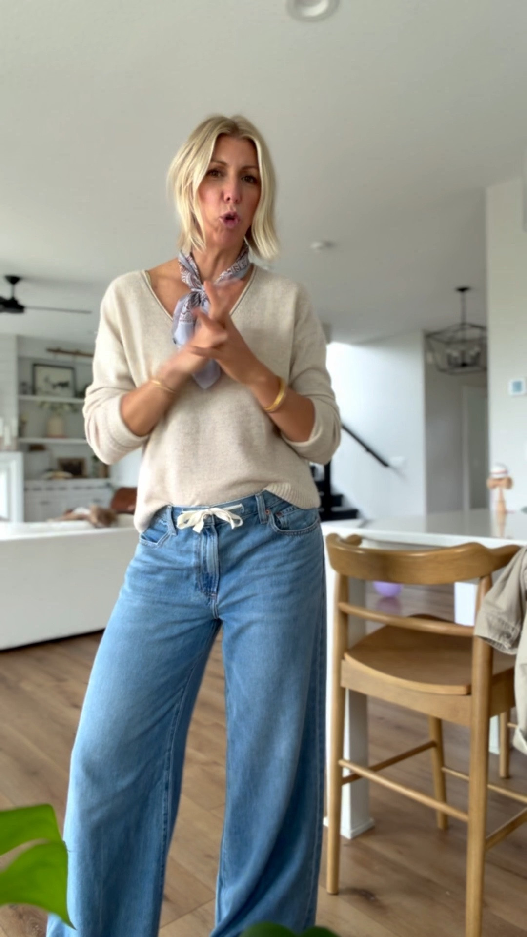 The perfect summer jeans! 
Light weight, mid-rise, modern wide leg. Get your true to size

#LTKootd #LTKSeasonal #LTKOver40