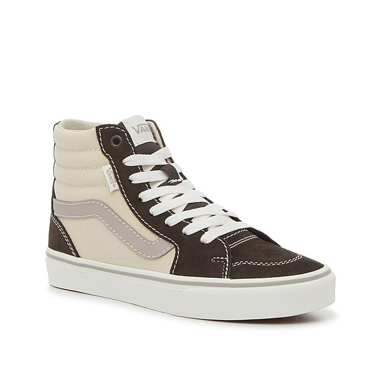 Vans Filmore HighTop Sneaker | Women's | Coffee Brown/Marshmallow Beige | Size 8.5 | Sneakers | DSW