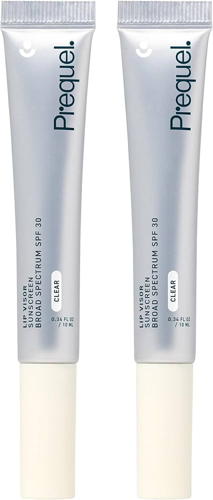 Prequel Skin Lip Visor, Clear Lip Balm with SPF 30 PA+++. Mint Flavored with Non-Sticky Finish \u... | Amazon (US)