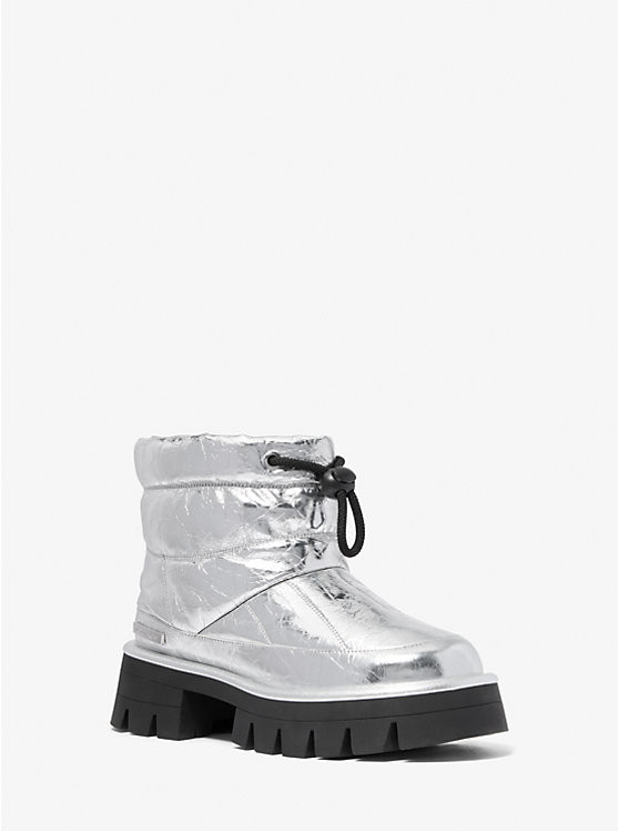 Barton Crackled Metallic Leather Boot | Michael Kors (UK)