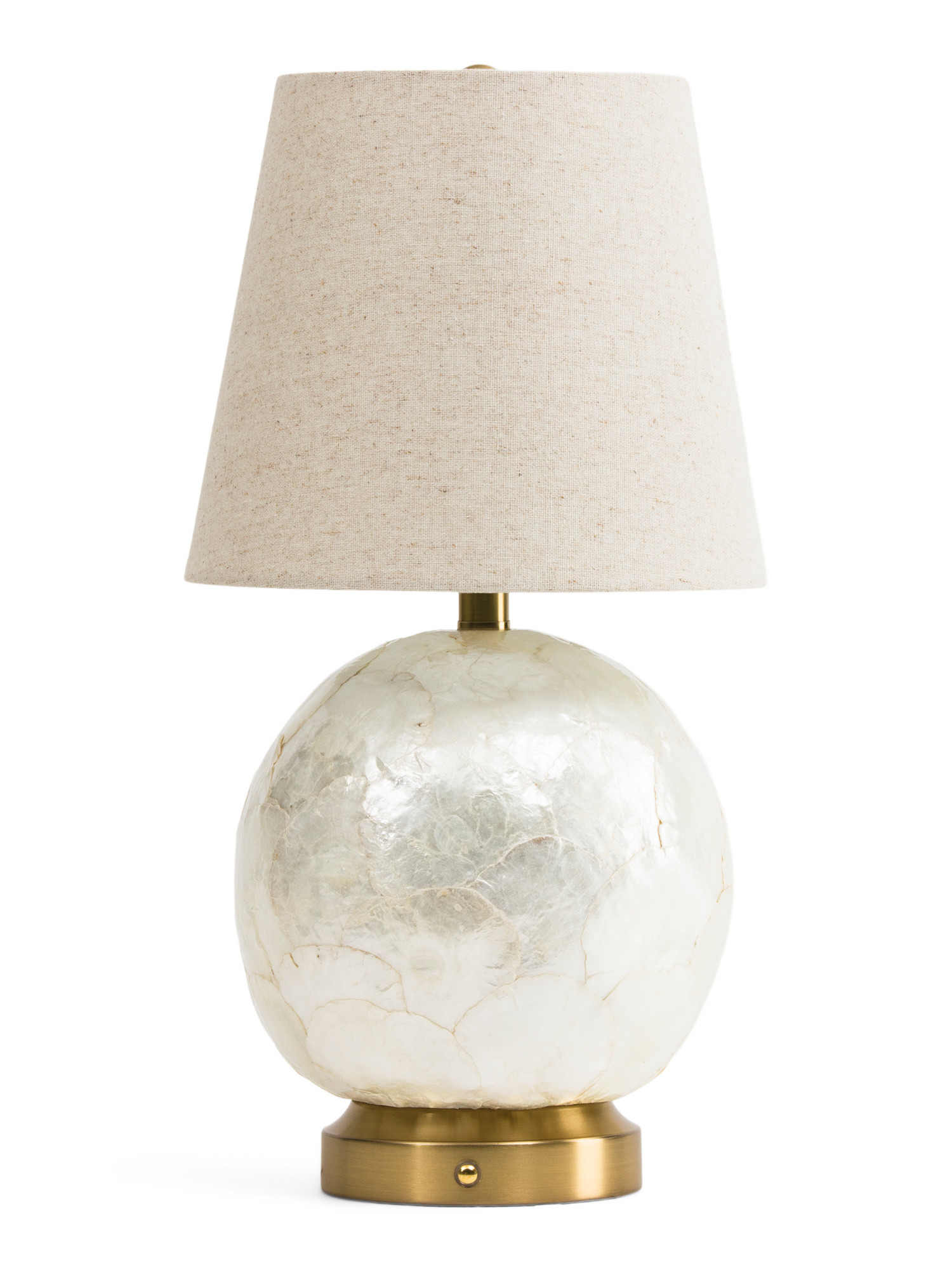17x8.5 Linen Shade Oversized Led Rechargeable Lamp | TJ Maxx