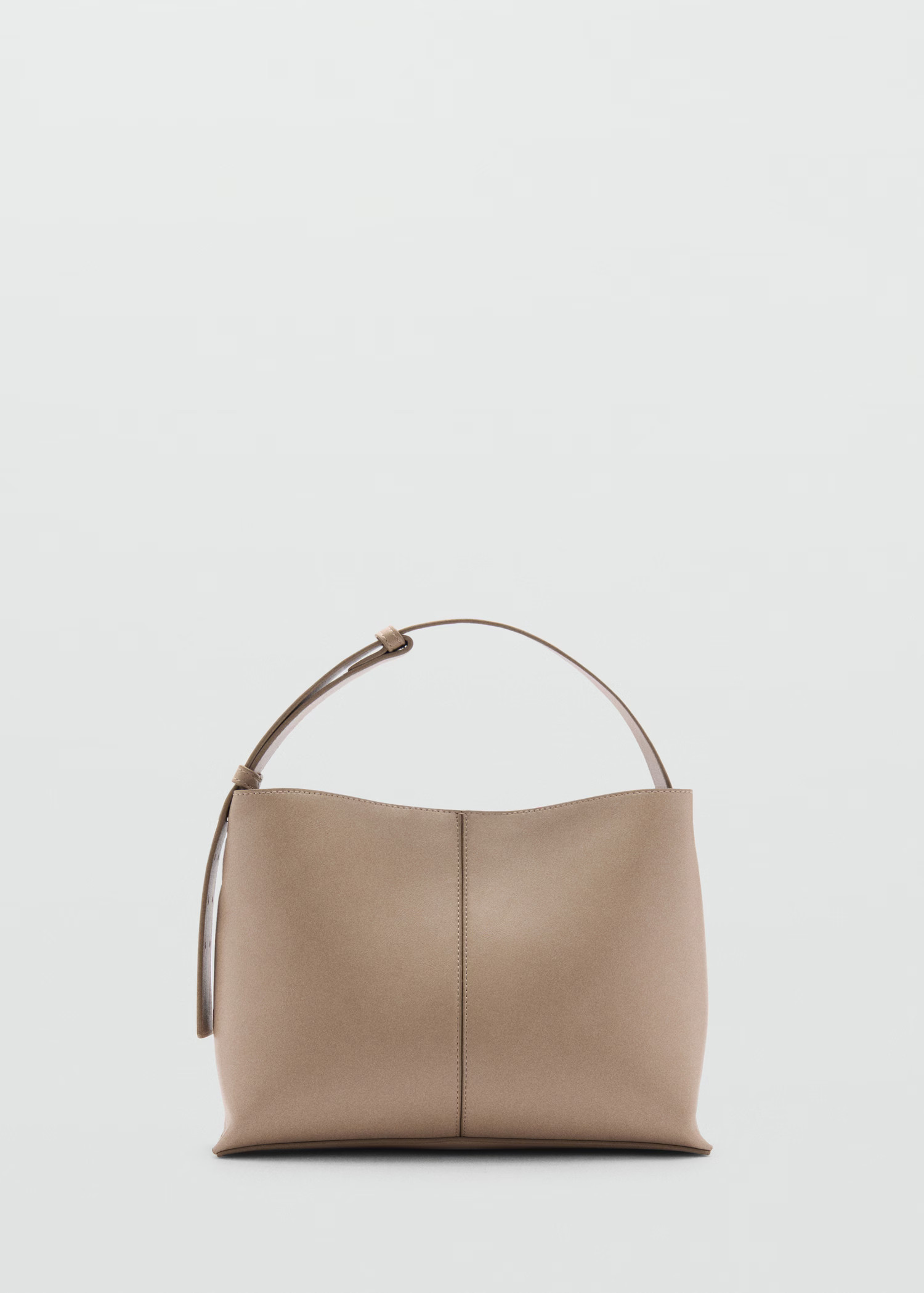 Mini-shopper shoulder bag - Woman | MANGO USA | MANGO (US)