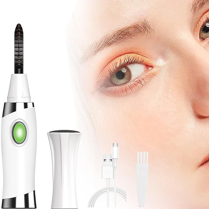 Heated Eyelash Curler by PEIPAI, Rechargeable Lash Curler with Eyelash Comb for Makeup Natural Cu... | Amazon (US)