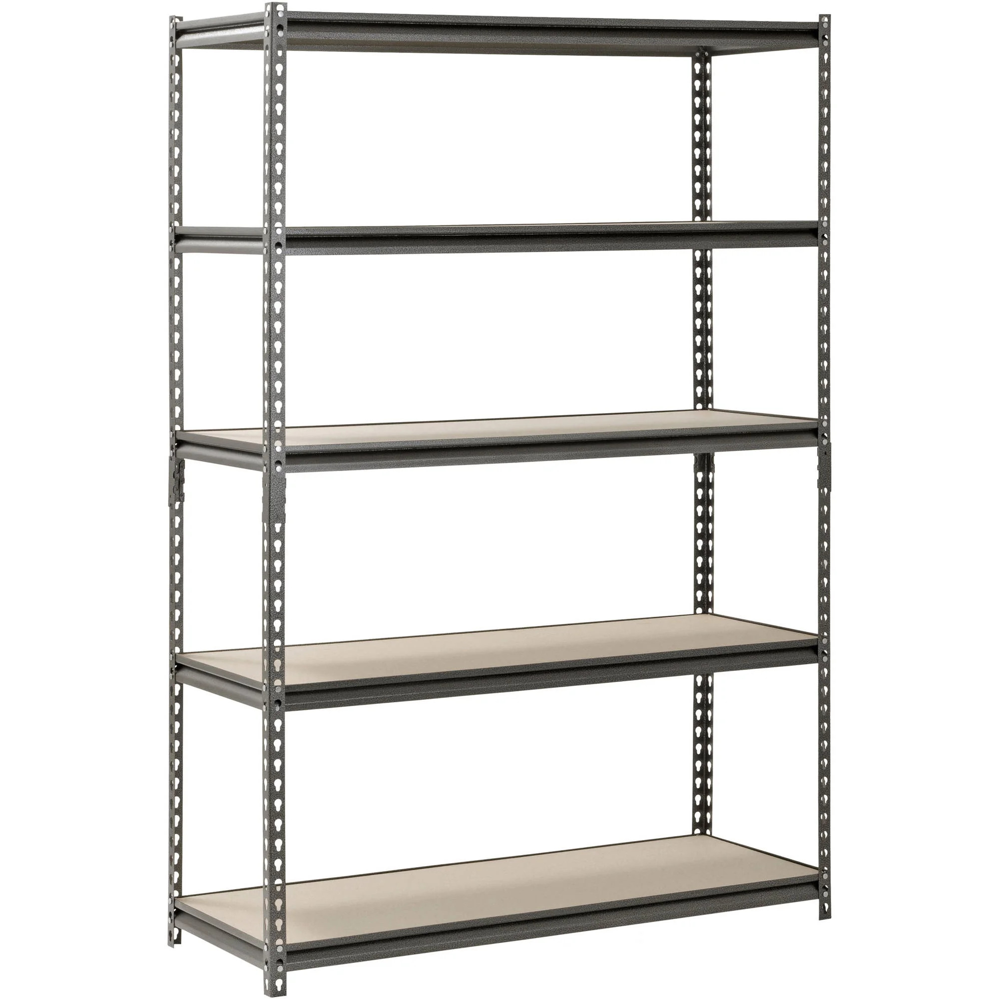 Muscle Rack 48"W x 18"D x 72"H 5-Shelf Steel Freestanding Shelves, Silver | Walmart (US)