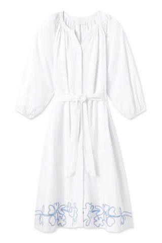 Brunch Dress in White | Lake Pajamas
