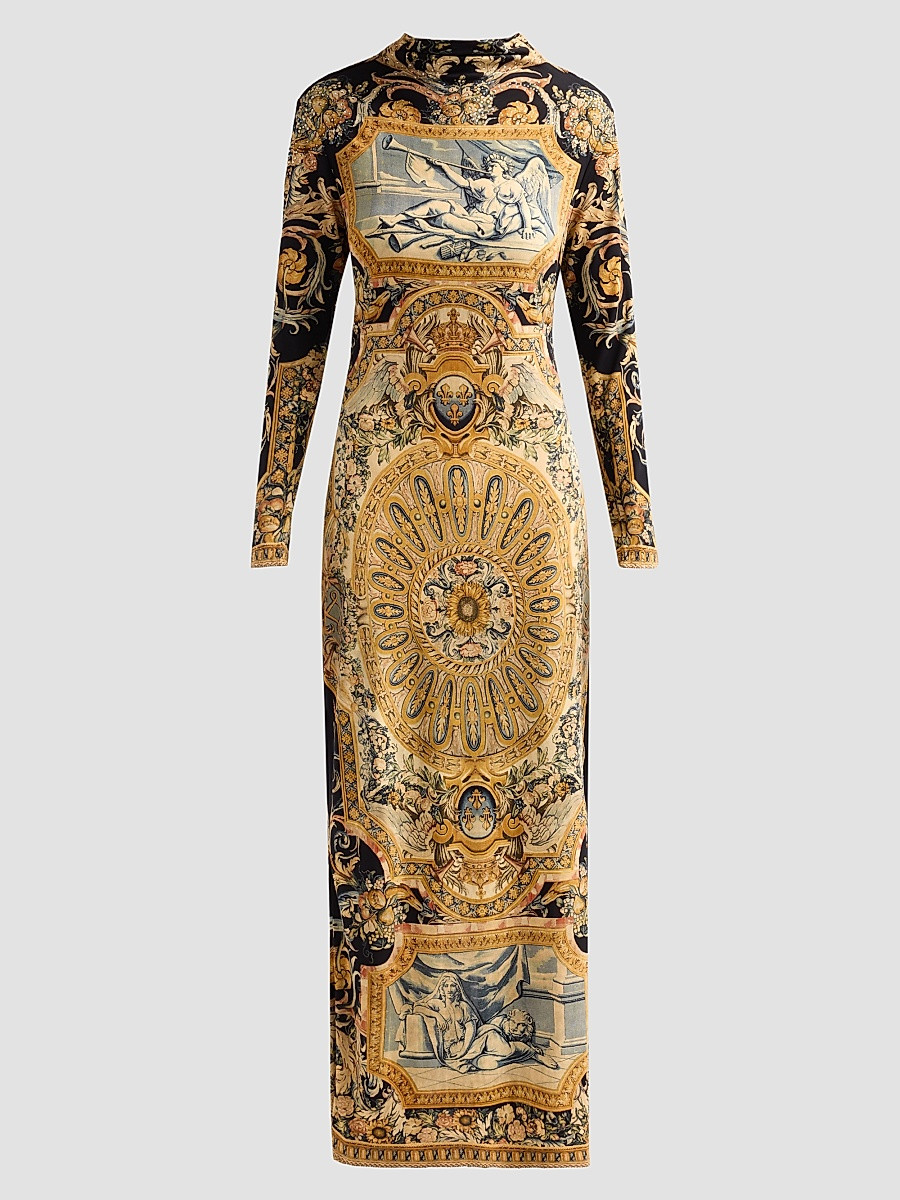 Camilla Women's Museum Memoir Back Cut Out Jersey Dress - Museum Memoirs - Size Large | Saks Fifth Avenue