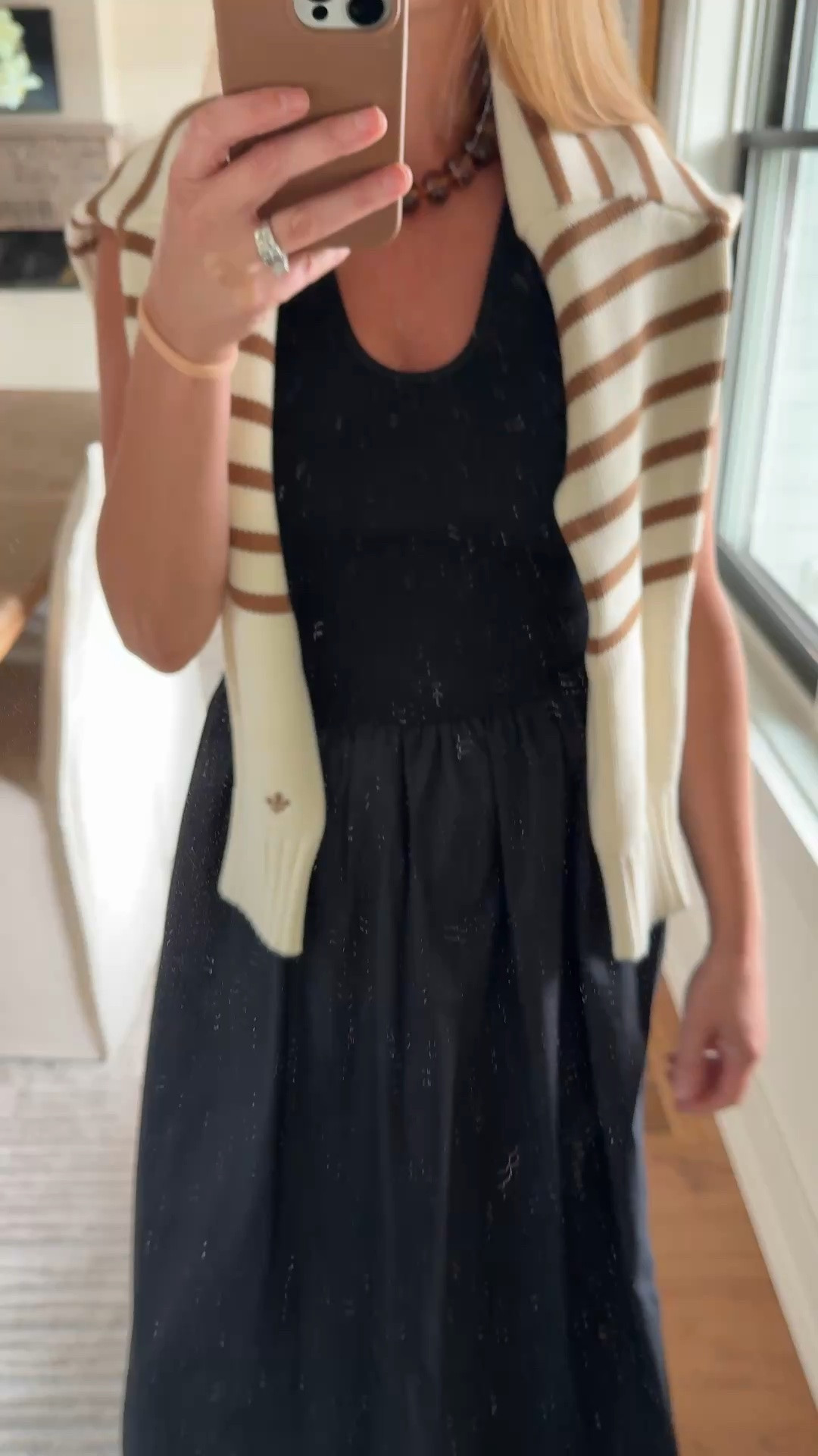 Dress size small
Sweater size small

#LTKdayinmylife #LTKgrwm #LTKootd