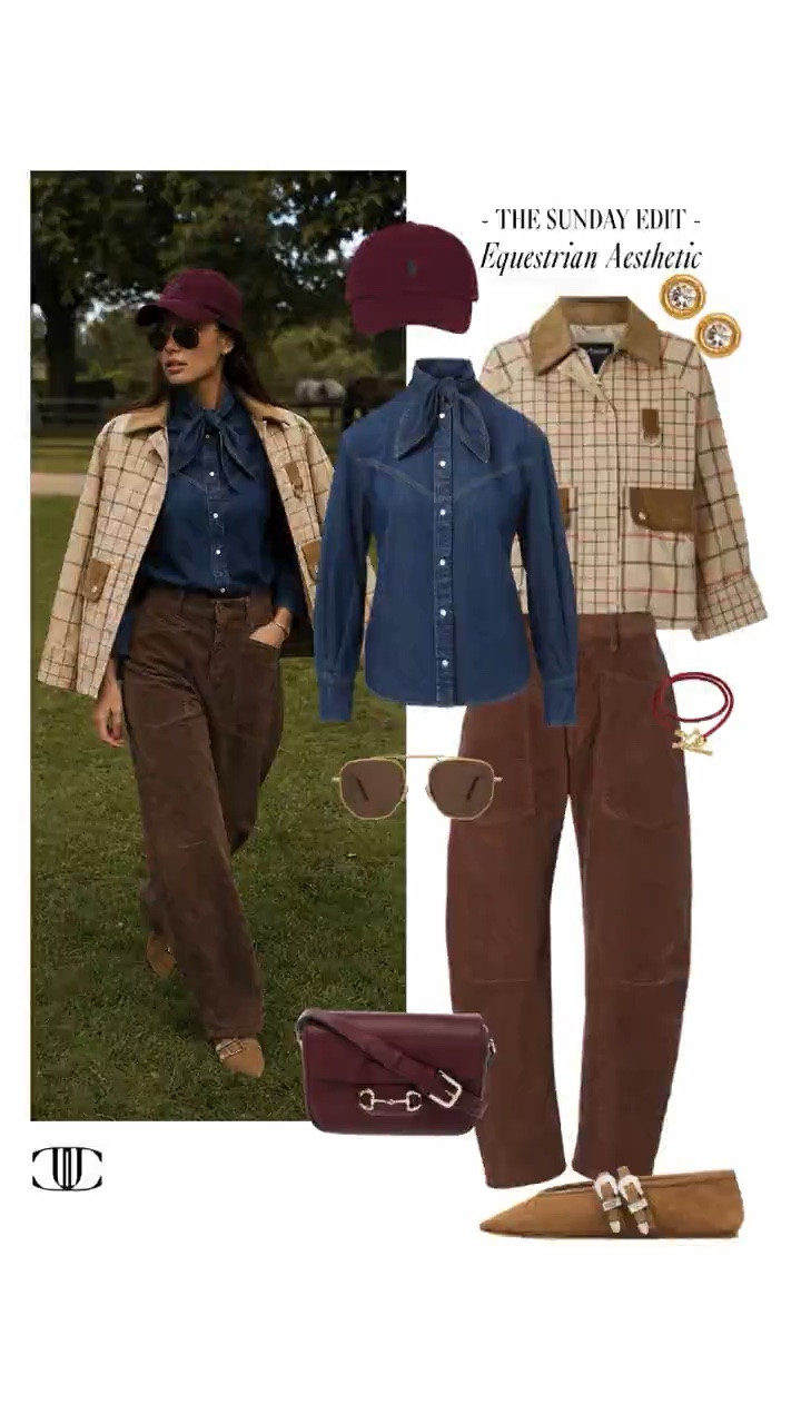 🐎 Some trends come and go, but equestrian style always finds its way back.

In The Equestrian Grandmother Edit, I’m leaning into the pieces I’ll always love: herringbone blazers, heritage plaids, rich chocolate browns, crisp button-downs, riding boots, suede, cashmere, and timeless leather accessories.

The goal is classic first, current second—polished, practical, and rooted in beautiful fabrics and silhouettes that only get better with time. Think a little English countryside, a little Kentucky, and a wardrobe built to be worn for years, not just one season.

Tap to shop the full edit and embrace timeless equestrian style this fall. 🤎✨

#LTKStyle #EquestrianStyle #EquestrianGrandmother #HeritageStyle #ClassicStyle #OldMoneyStyle #EnglishCountryside #FallFashion #TimelessStyle #LTKFinds

#LTKootd #LTKSeasonal #LTKOver40