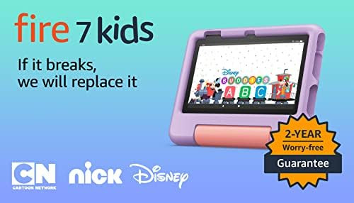 Amazon Fire 7 Kids Tablet (2022) - ages 3-7. 2 year worry-free guarantee, 10-hour battery, ad-fre... | Amazon (US)