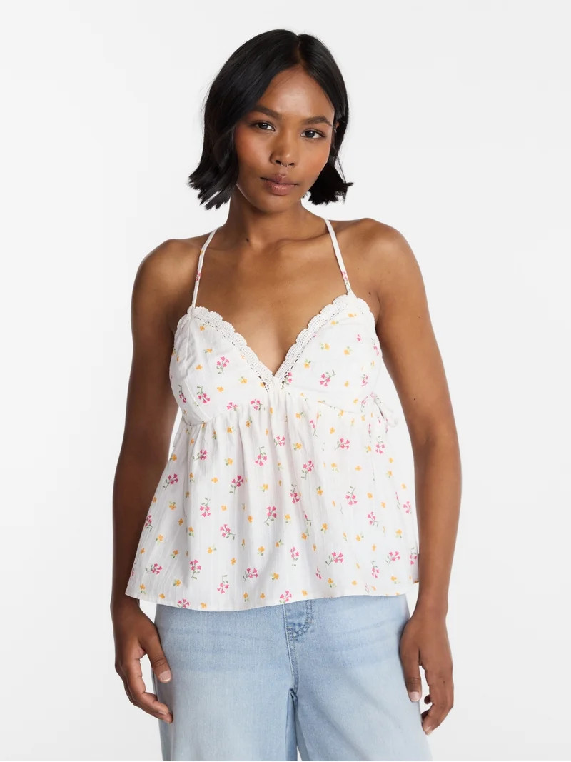 No Boundaries Triangle Cami, Women's XXS - XXL | Walmart (US)