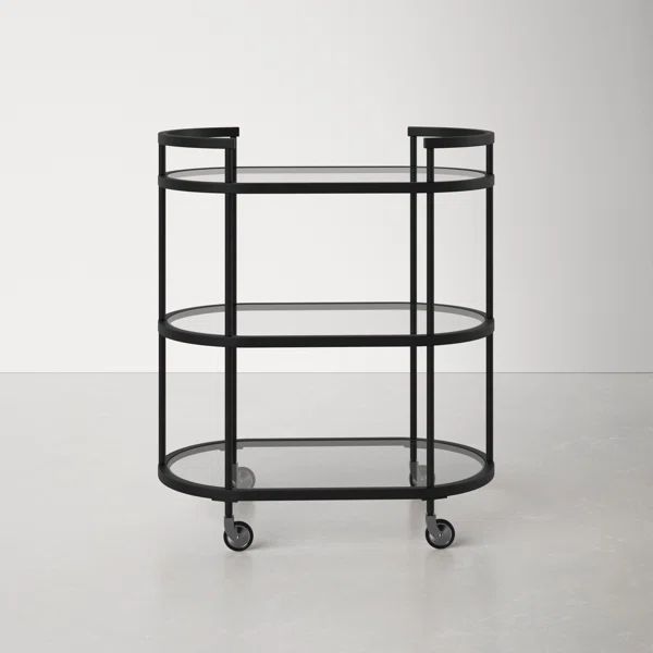 Rosario Metal Bar Cart | Wayfair North America