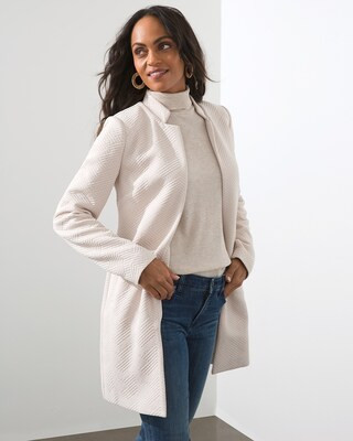 Chevron Jacquard Boyfriend Blazer | Chico's