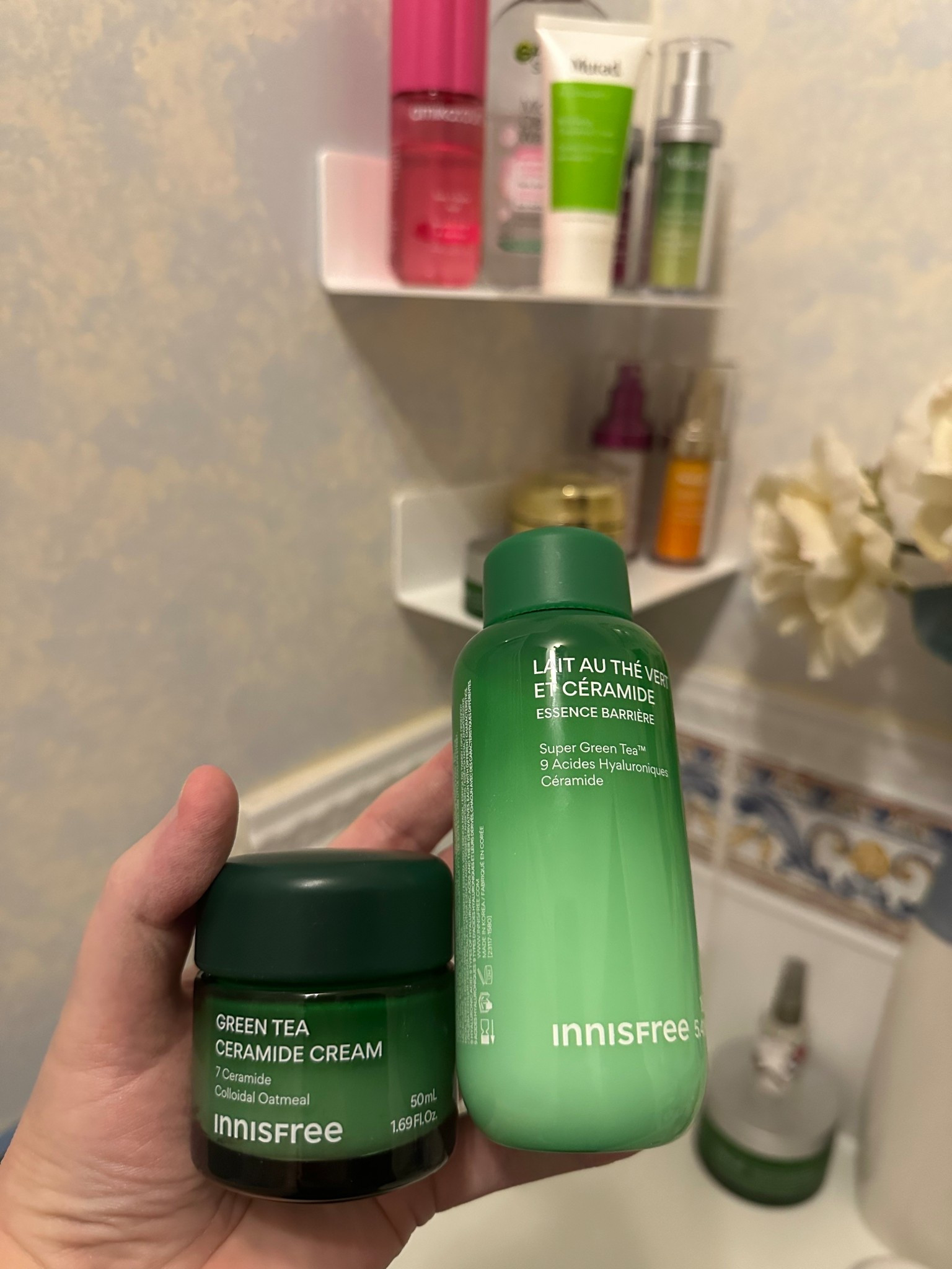 Green Tea Ceramide Milk / Green Tea Ceramide Cream 

Kindly gifted by SpaceNK 

#beauty #skincare #luxury 

#LTKbeauty #LTKtravel #LTKluxury