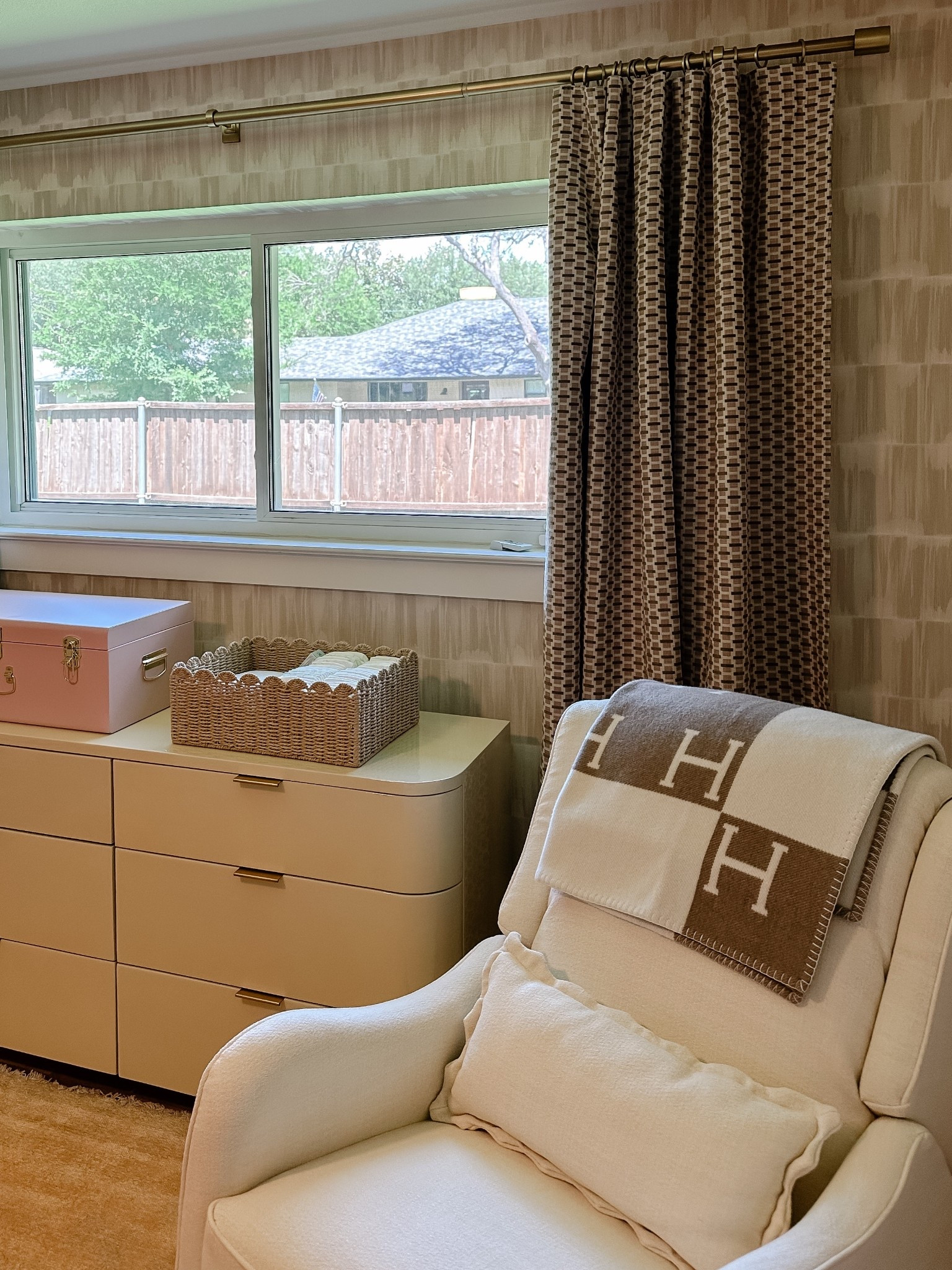 A sneak peek at baby girl’s nursery. Very excited about the nursery glider and the nursery dresser. 

#LTKBaby #LTKHome #LTKFindsUnder100