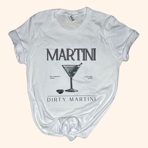 Dirty Martini T-shirt (Vintage Feel) | Sassy Queen