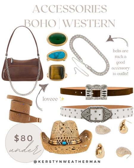  WESTERN ACCESSORIES - BOHEMIAN CHIC

the perfect gift ideas for the girl in your life that lovesss western + boho fashion! 

I love belts to dress up an outfit / make it fully pull together! 

Loving all these small details / accessories ☁️✨💍

#LTKstyletip #LTKGiftGuide #LTKbeauty