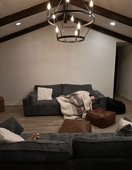  The comfiest oversized sleeper corduroy couch and dramatic modern farmhouse lighting -home flip bliss! Listed! 

#LTKstyletip #LTKSpringSale #LTKhome