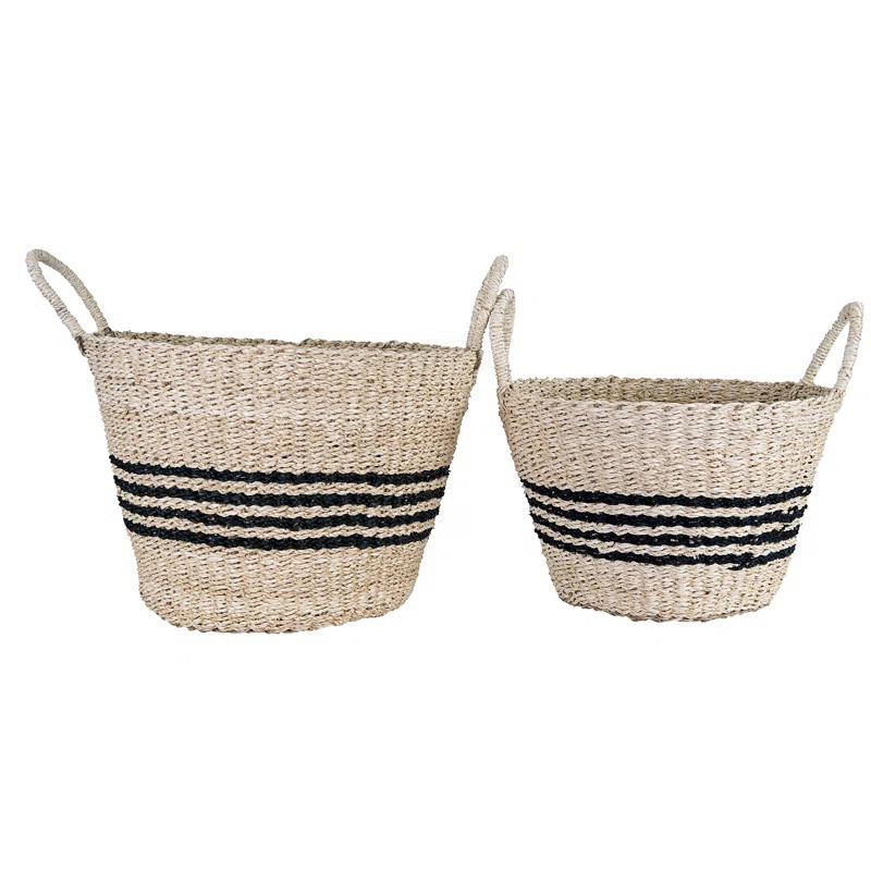 2 Piece Wicker/Rattan Basket Set | Wayfair North America