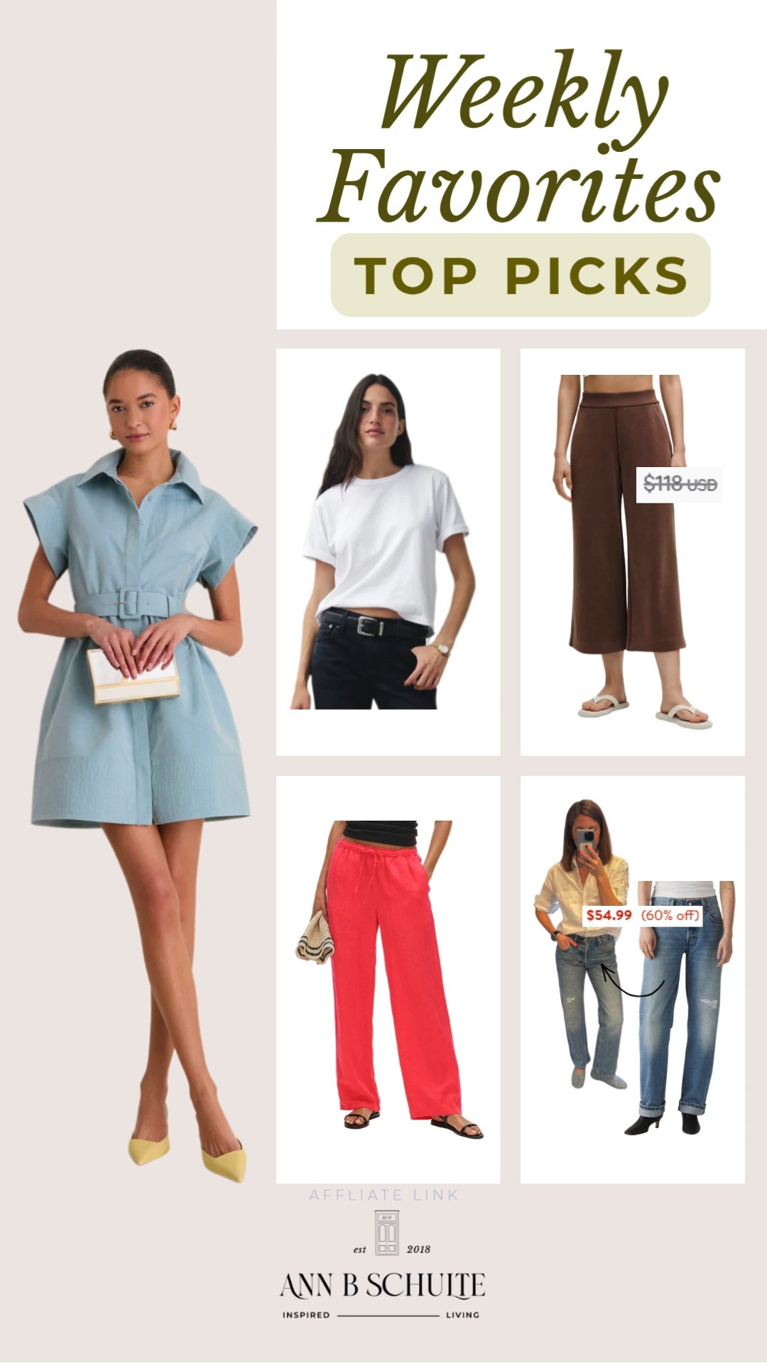 Our weekly favorites bring effortless style, cozy energy, and that put together feeling without overthinking a single detail at all. ✨🤍🛍️

#LTKstyle #WeeklyFavorites #CasualChic #EverydayStyle #OutfitInspo #StyleInspo #EffortlessStyle #FashionFinds #LTKfashion 

 #LTKootd #LTKSaleAlert