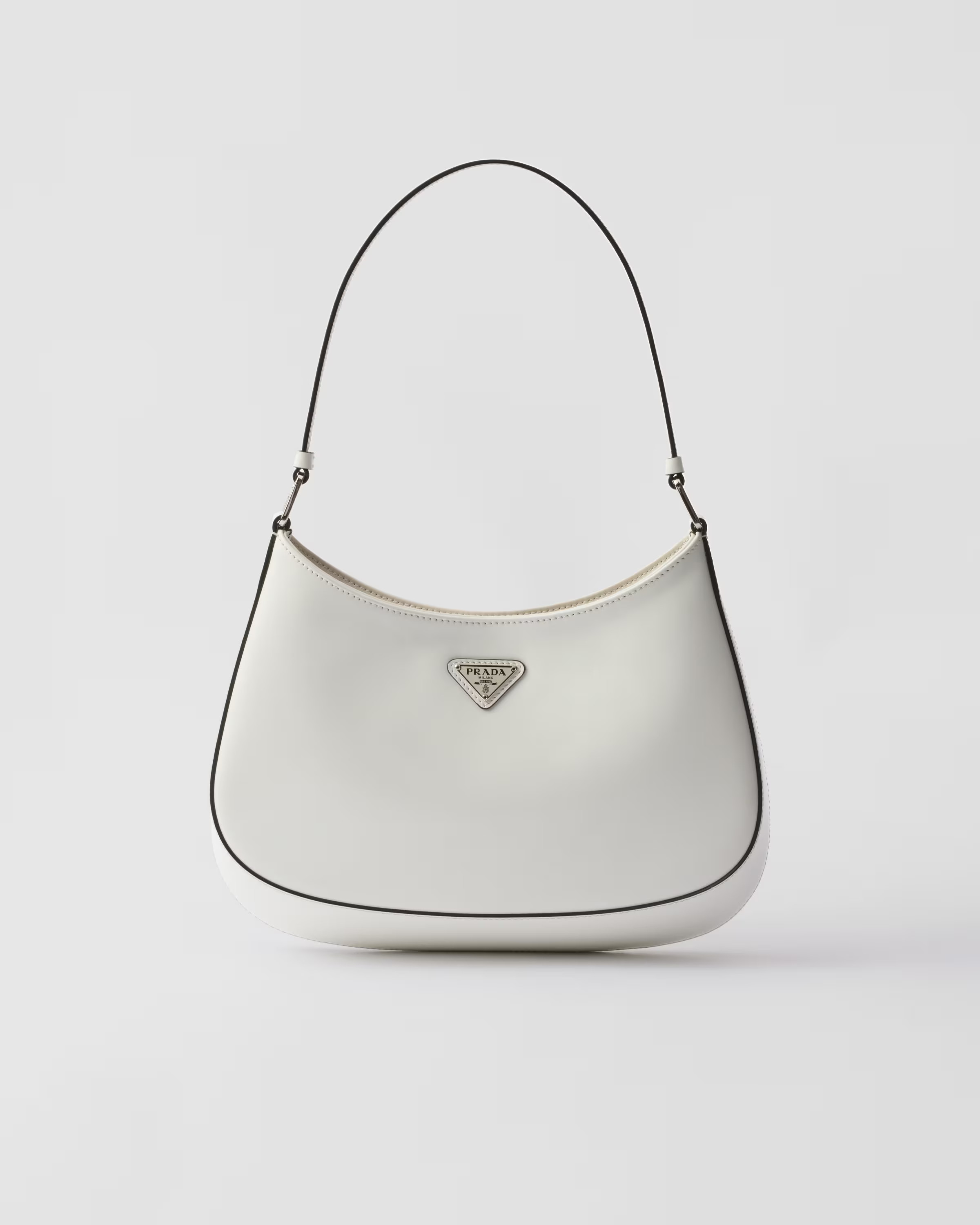 Prada Cleo brushed leather shoulder bag | Prada Spa US