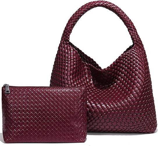 Tote Bag Shoulder Handbags for Women Hand bag Large Capacity Travel Woven Lightweight Purse Hobo ... | Amazon (US)