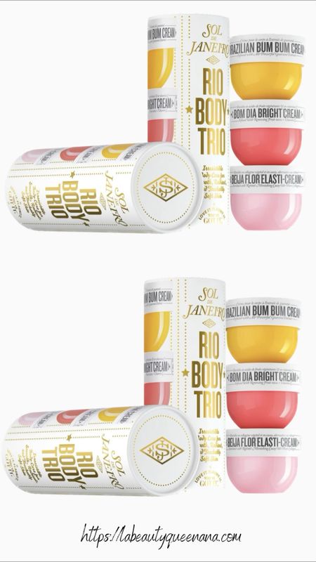Sol de Janeiro Rio Body Cream Trio Set| gift set guide | best and affordable way to try Sol de Janeiro Rio Body best selling products is via their gift sets | summer body care routine favorite products ~ travel friendly ♡

I may suggest similar products, if applicable. 

Click here & Shop these items using my affiliate link ♡

#LTKbeauty #LTKsalealert #LTKBacktoSchool