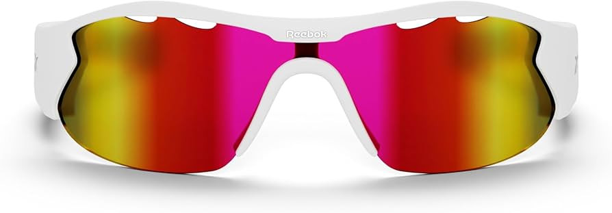 Reebok Flash Smart Audio Sunglasses, Berry Mirror Polarized Lens, Unisex, HiFi Bluetooth Sport Gl... | Amazon (US)