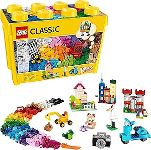 LEGO Classic Large Creative Brick Box 10698 Building Toy Set for Back to School, Toy Storage Solu... | Amazon (US)