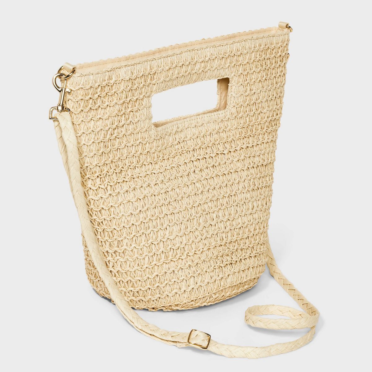 Straw Crossbody Bucket Bag - Universal Thread™ | Target