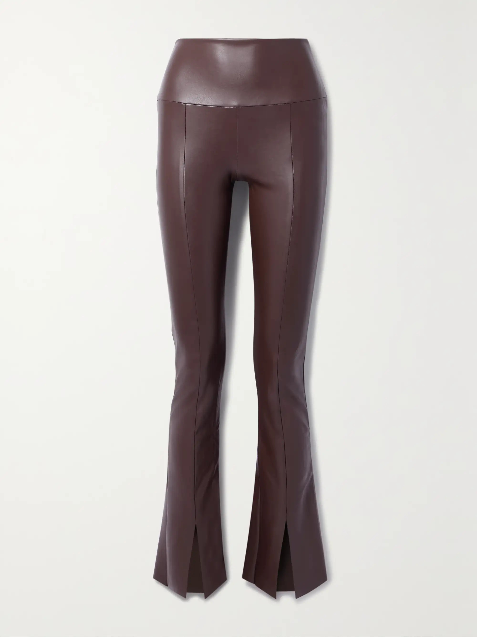 Spat vegan leather flared leggings | NET-A-PORTER (UK & EU)